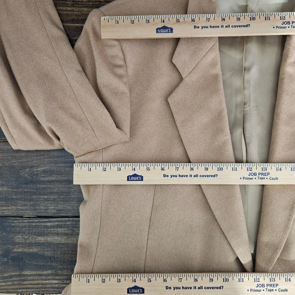 Bill Robin Son Men's Sport Coat Blazer Two Button Wool Camel Nylon Blend 46R
